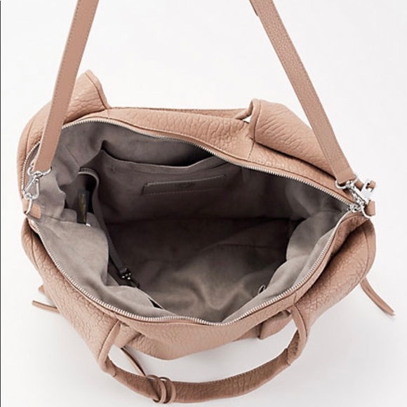 Vince Camuto Convertible Lamb Leather Pleated Tote - Picture 2 of 8